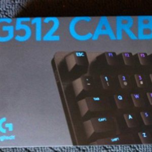 New in (sealed) box - LOGITECH G512 CARBON GAMING KEYBOARD - GX BLUE CLICKY